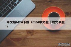 mt4app下载官方版本MT4